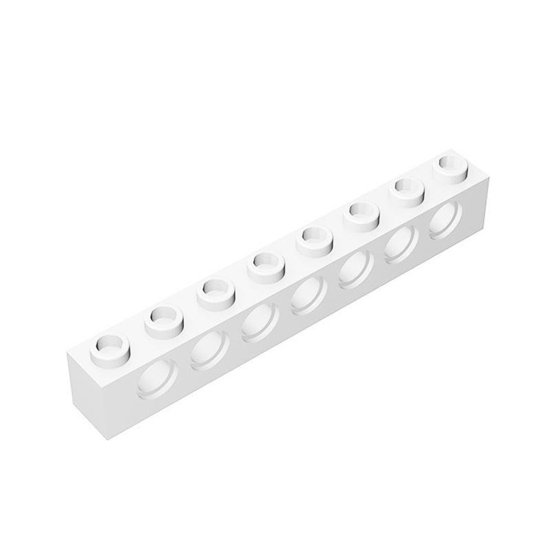 10 ks 3702 1x8x7 děr Silné Stavební kostky s otevřeným středem Moc Příslušenství Kompatibilní s kostkami DIY Náhradní díly Hračky