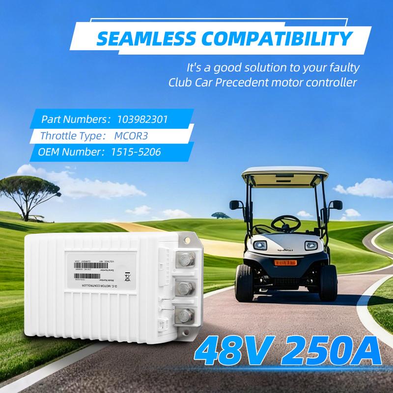1515-5206 48V 250A Motor Speed Controller 103982301 for Curtis Club Car Precedent Carryall Tempo Onward Golf Cart 2014-UP