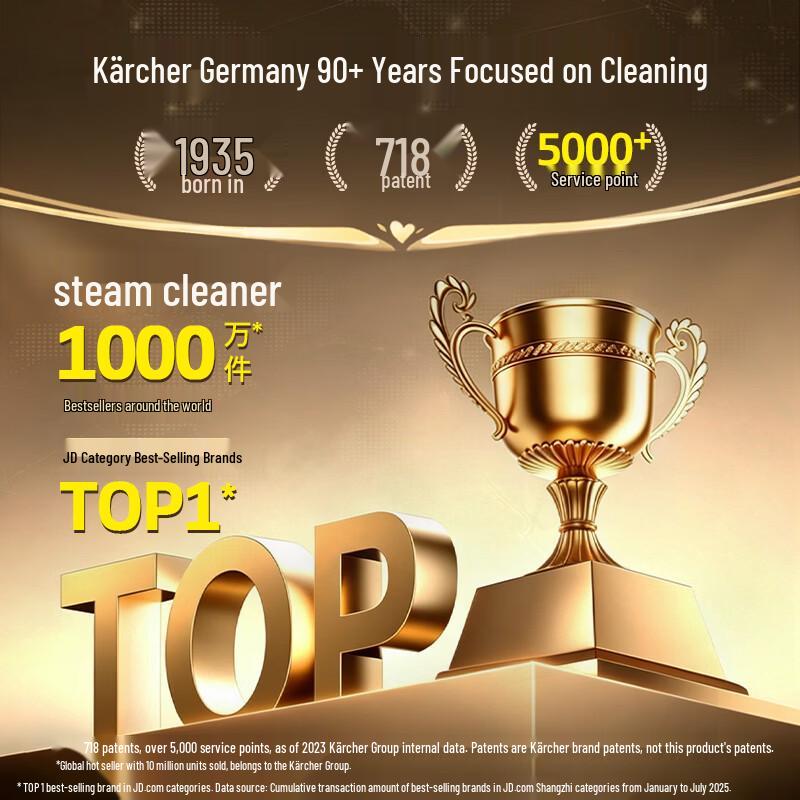 Karcher SC2 Multi-functional Steam Mop CN plug (adapter included)