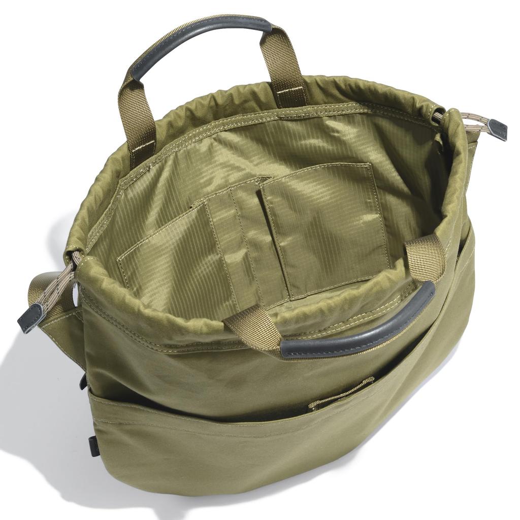 [Antrac] CITY RAF Helmet Bag, Drawstring, One-Shoulder, Ventile Fabric, Waterproof, A4 Size, No. 60030