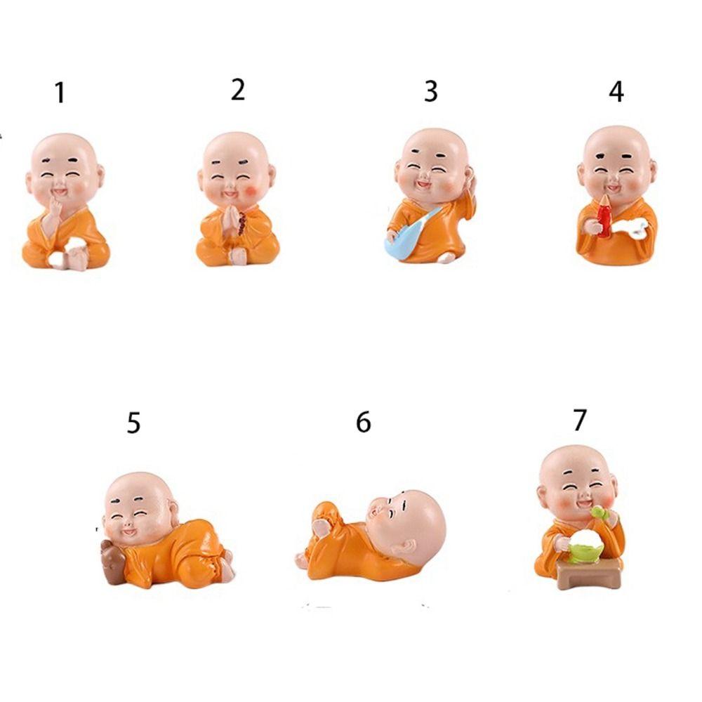 Resin Crafts Mini Cute Desktop Decor Garden Trinkets Small Ornament Buddha Ornaments Mini Figurine