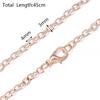 6pcs 45cm Metal Link Chain Iron Cross Chains With Lobster Clasp For Jewelry Making DIY Bracelets Necklace Accessories Wholesale