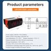 Double Sensors Thermostat For Cold Storage With Temperature Control Heating Cooling Mode LCD Display ABS Construction