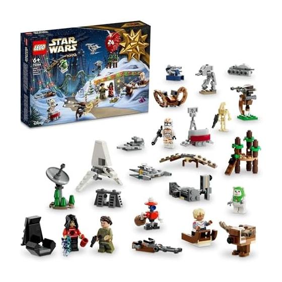 LEGO Star Wars Адвент-календарь Подарок 75366 Конструктор День Рождения Космическое Приключение Мальчики 6 Лет ~