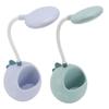 Small Desk Light with Pen Holder Comfortable Decorative Practical No Noise LED USB Small Table Lamp