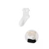 Breathable Lolita Stockings Black White JK Mid-calf Socks Lace-trimmed Stockings  For Women Girls