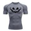 Summer Quick Drying High Elasticity Compression T-Shirt For Men Swimming Sweat Absorbing Tight Fit Fitness Training And Everyday Wear