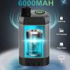 Portable Outdoor Shower 6000mAh Digital Display Camping Showerhead With Type-C Dual Mode Compact Design