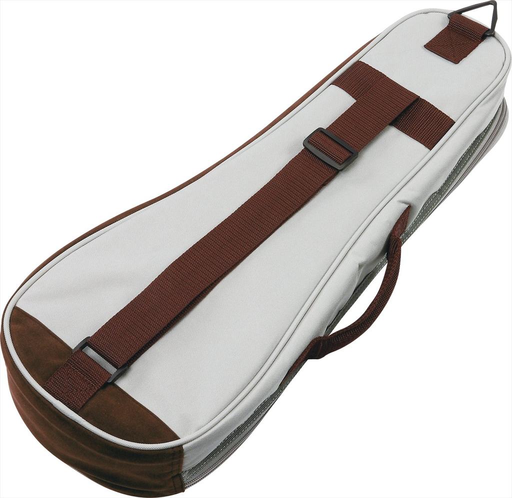 IBANEZ Soprano Ukulele Case with Protective Cushion, Gray, IUBS541-GY