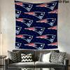 New England Patriots Wall Tapestry Aesthetic Wall Hanging Printed Fabric Blanket Decorative Tapestries for Bedroom Living Room Home Decor