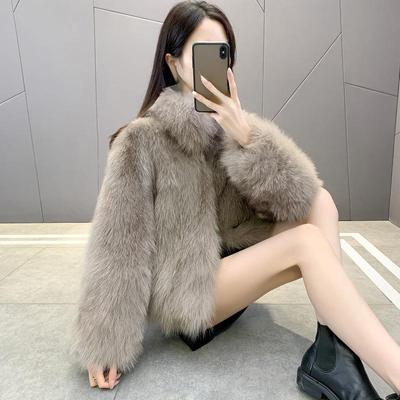 Chaud luxe Imitation vison cheveux femme Imitation fourrure manteau à manches longues flottant cheveux lavé laine femmes mode filles fourrure vison cheveux