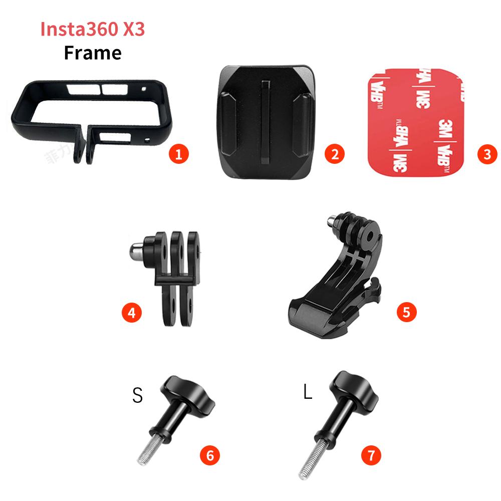 for Shoei Hornet ADV / X2 Helmet Custom Aluminium Chin Mount for GoPro13 12 11 DJI Action5pro 4 3 Insta360 X4 X3 Ace pro Camera