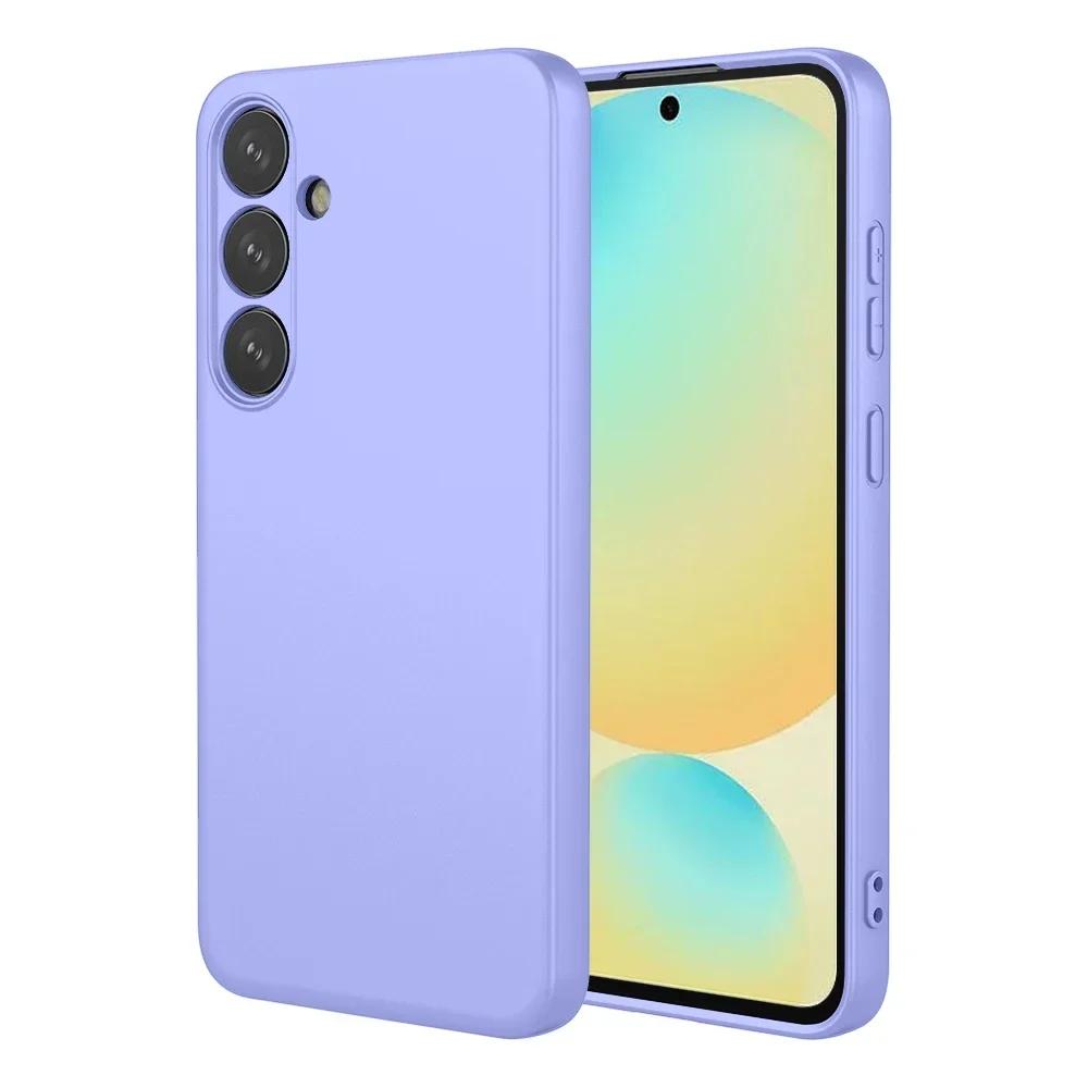 For Samsung Galaxy S26 S 26 S26Plus Plus + S26Ultra Ultra U Back Cover Coque Flexible Liquid Silicone TPU Case Carcase Coques