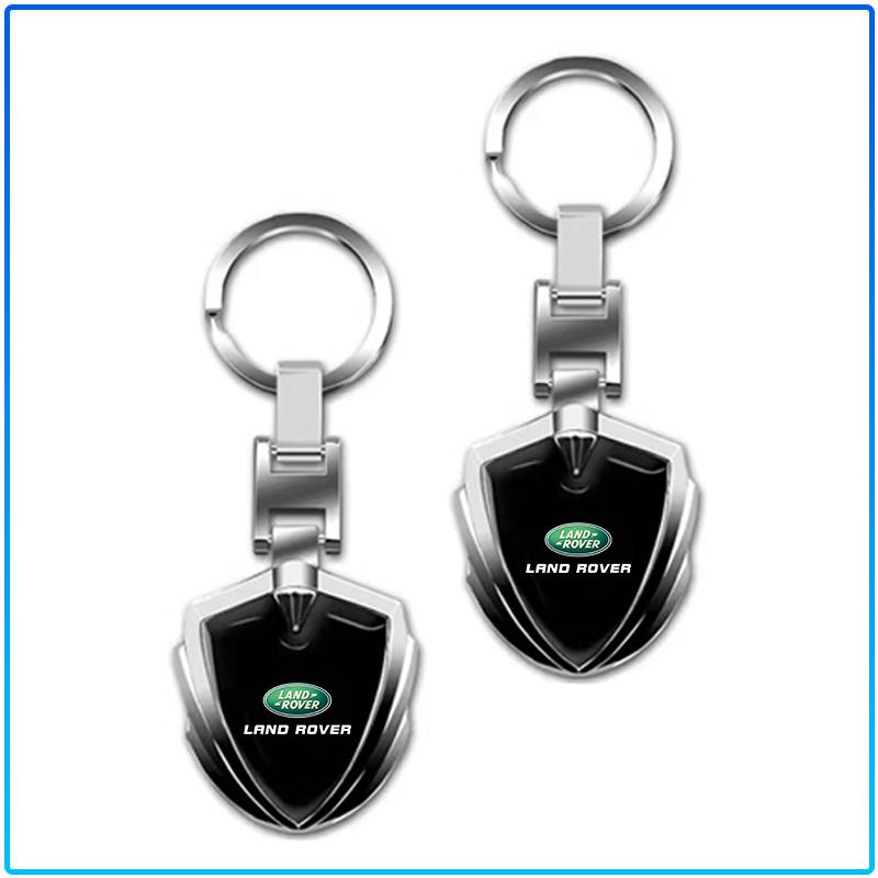3D Metall Auto Styling Schlüsselanhänger Schlüsselring Schlüsselhalter Styling Auto Zubehör Für Land Rover Freelander L319 L462 Range Sport L322 Discovery 2 3 4 5