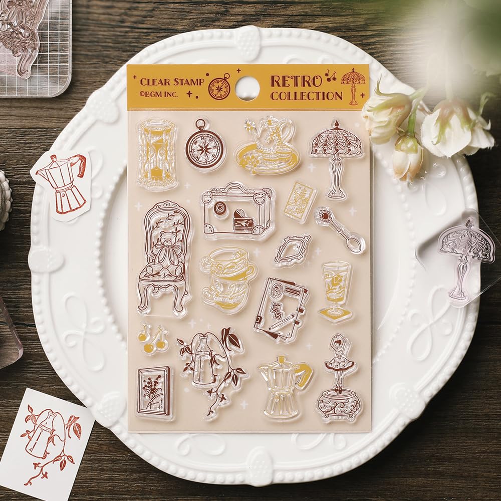 BGM Stamp Clear Stamp Retro Goods BT-CS078