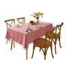 Linen Tablecloth Rectangle Waterproof Oil-Resistant Fringed Modern Minimalist Dining Table Cover Kitchen Cafe