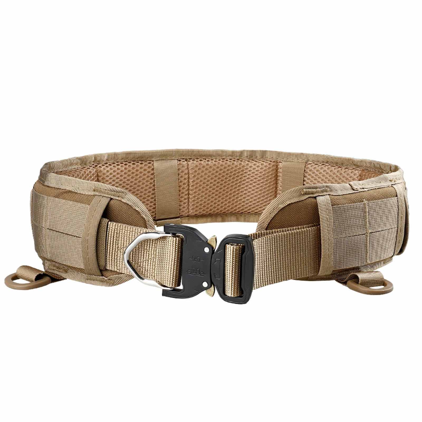 

Outdoor Belt – Multi-Functional Quick-Release Buckle Nylon Waist Belt, Adjustable Military, EDC, and Outdoor Gear One Size