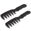 2pcs Wide Teeth Professional Men Comb PC Material Men Styling Comb Men Hairdressing Comb  Salon Use