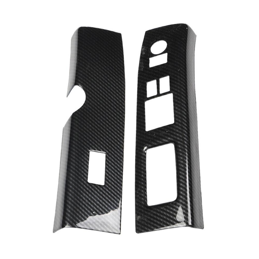 Rivestimento Copri Interruttore Alzacristalli Interno in Fibra di Carbonio per Nissan Per Modelli 350Z Anni 2003 2009 Adatto per Auto con Guida a Sini