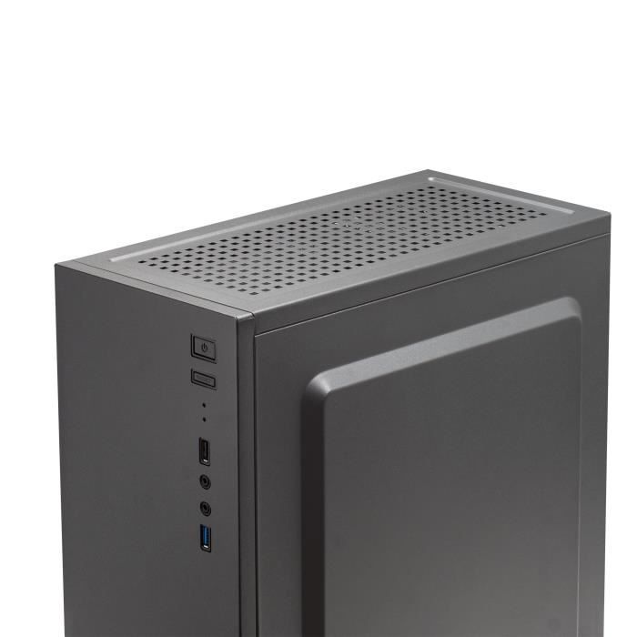 Boîtier de Jeu ATX - Mars Gaming - MC100 Noir - Ventilateur FRGB 90mm - Ventilation Convect-Cool - Éclairage RVB