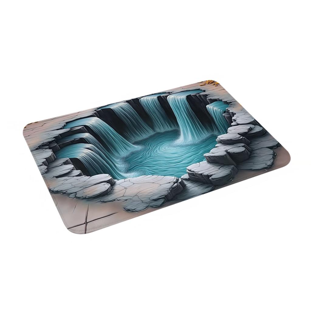 3D Flat Optical Illusion Pool Front Door Floor Entrance Mat Indoor  Kitchen Bath Doormat Garage Carpet Rug
