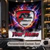 TapestryAZ Alkmaar Custom Name Text Personalized Wall Hanging Tapestry Home Wall Decor