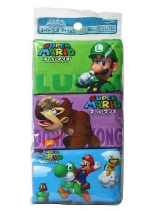 Super Mario Pocket Tissues Water-Sweeping (6-pack)