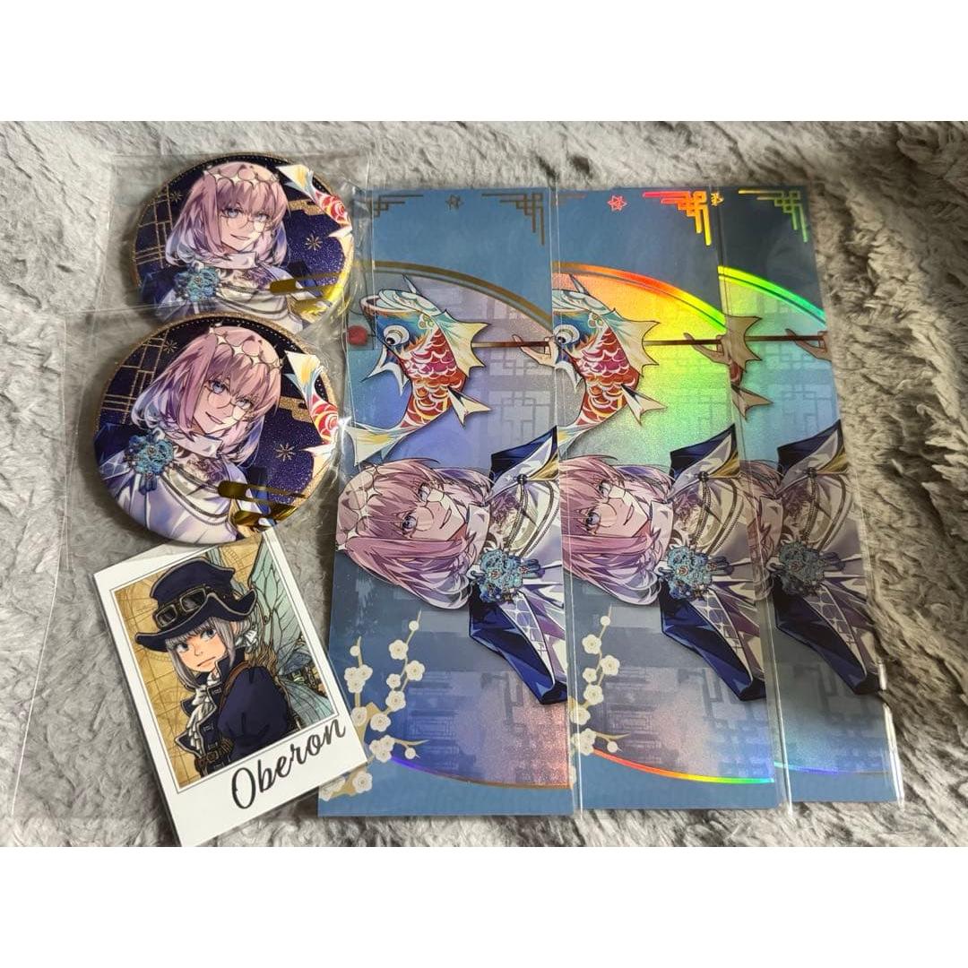 FGO Oberon Chinese New Year Illustration Can Badge China Limited 9th Anniversary Festival 2024