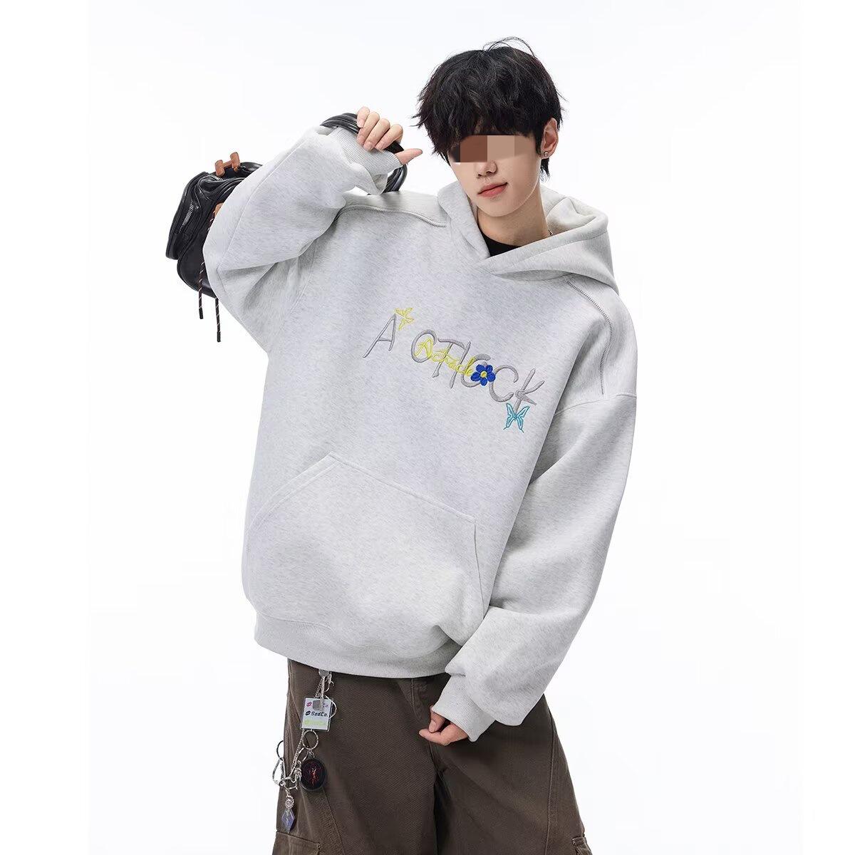 Модный унисекс свободный худи-свитшот - Модный и универсальный дизайн Extra Large белый