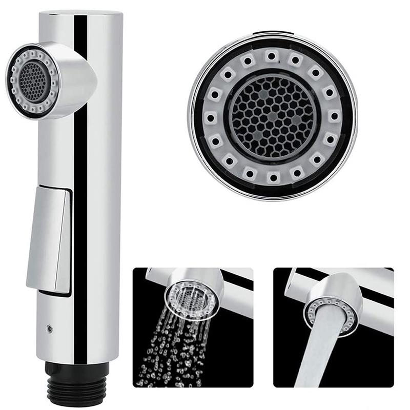 Bourdillat Pull Out Faucet Sprayer Nozzle Sink Spray Shower Head Nozzle Replacement Tap Sprayer Shower Spray Head Water Tap