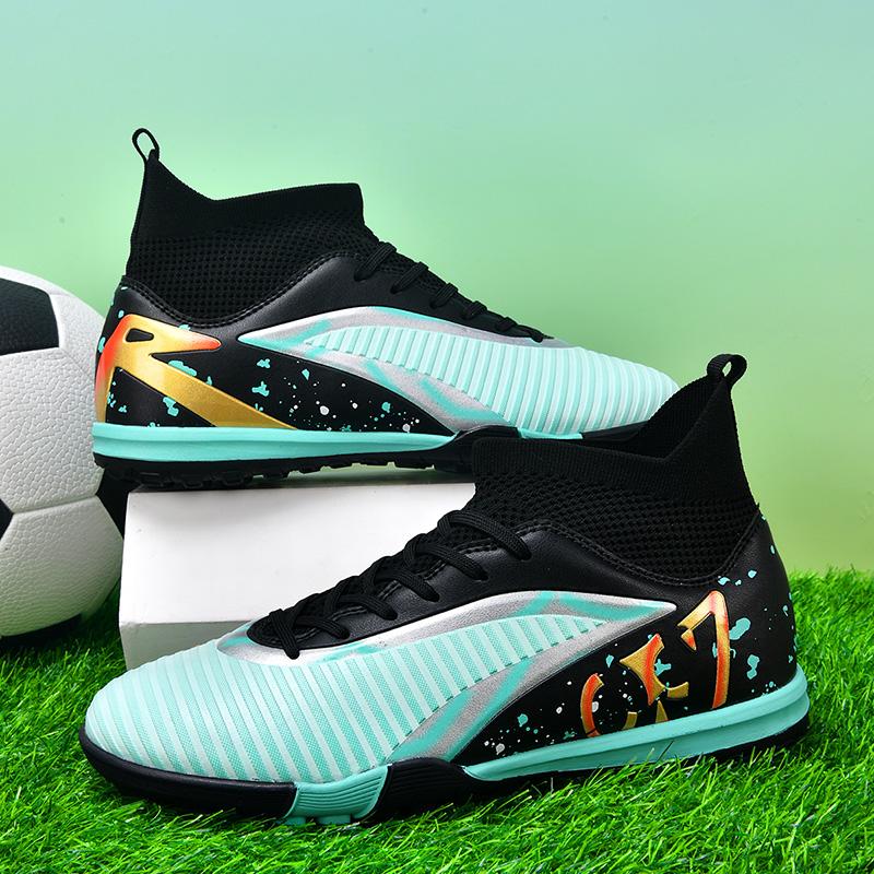 Professional Men Football Shoes TF/FG Society Cleats Soccer Shoes Indoor Training Football Field Boots Sneaker Non Slip Sports