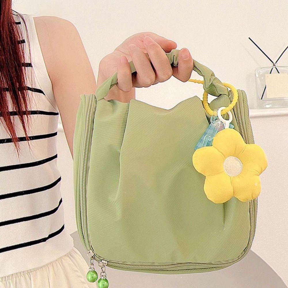 Wash Pouch Makeup Storage Bag Pleated Travel Toiletry Bag Creative Cloud Cosmetic Bag Outdoor