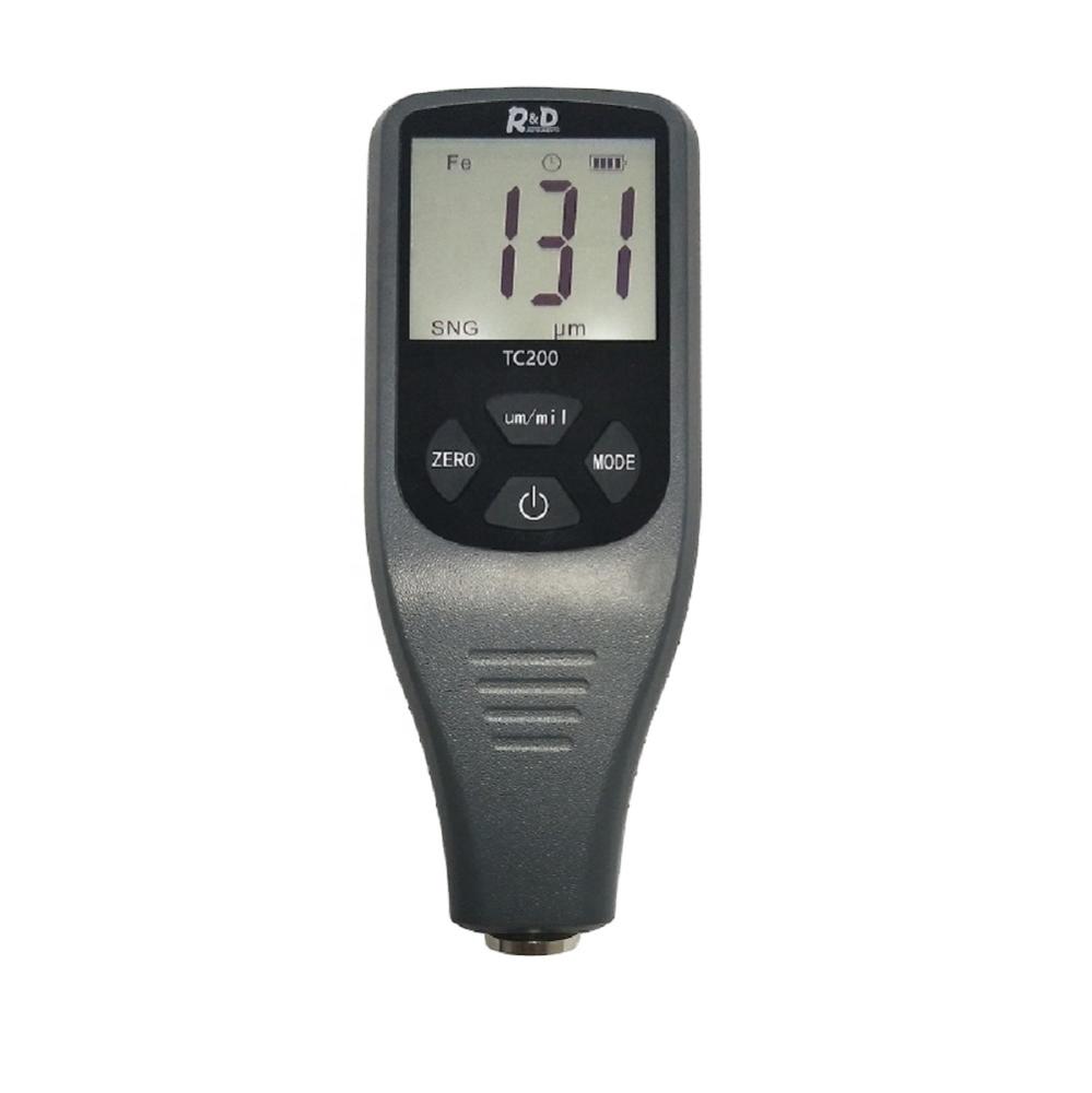 TC-200 High Accurate Coating Thickness Gauge for Car Paint 0~1300um /0~51.2mil серый