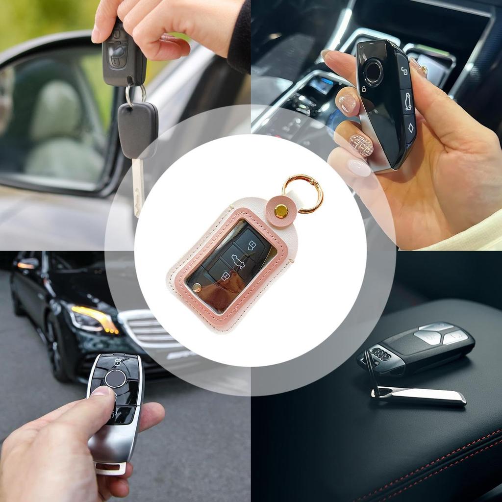 [Mechesa] Car Key Holder Case, Car Key Chain Bag | Home Door and Car