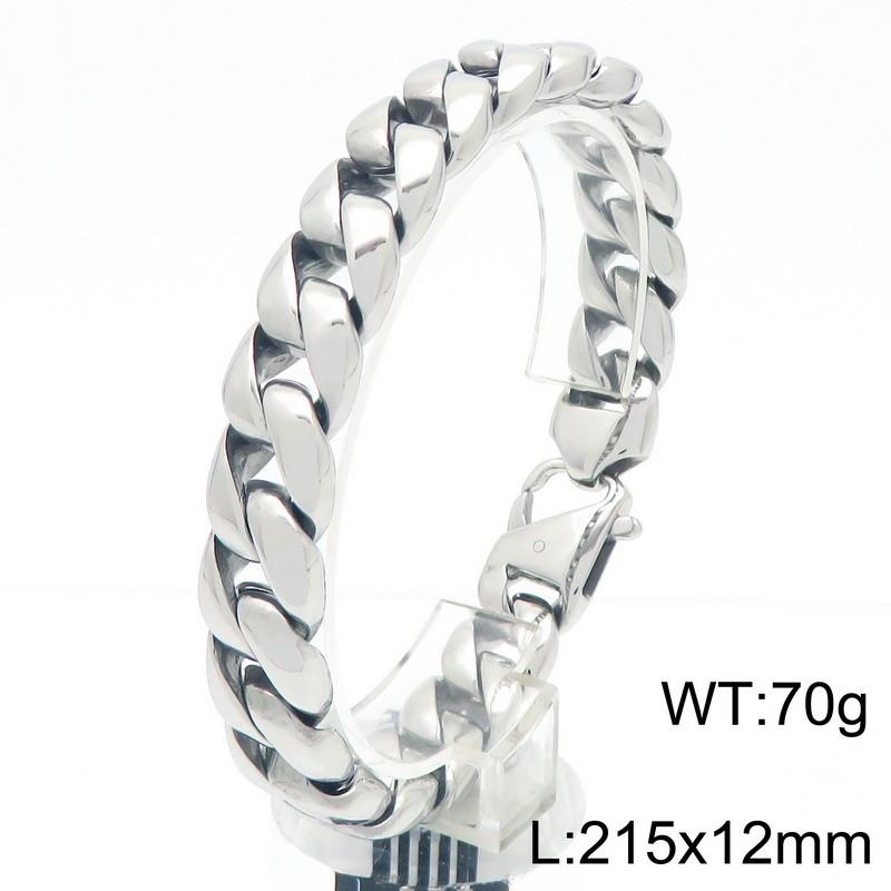 Hot Sale Gold Plated Stainless Steel Cuban Link Bracelet Men Polished Hand Jewelry Unisex Fashion Wrist Jewelry Necklace