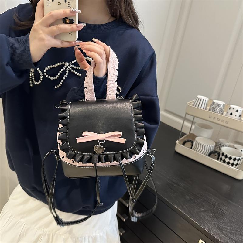 Versione coreana ins zaino casual versatile zaino in pizzo pizzo personalizzato per studentesse classe pendolarismo