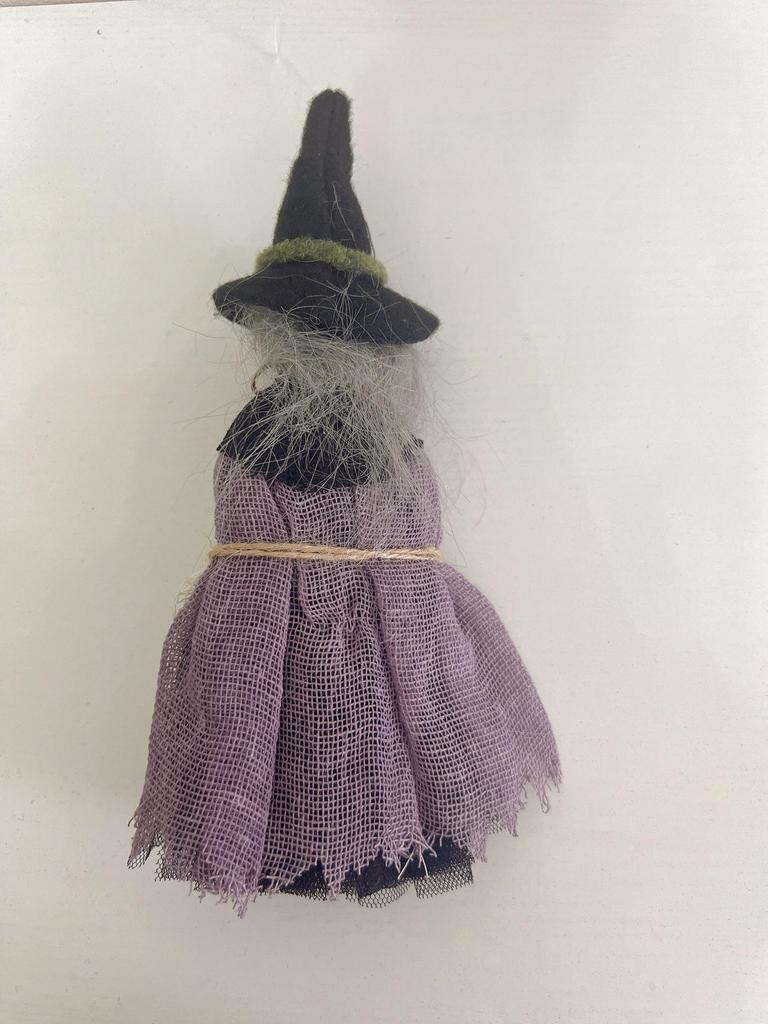 Witch Broom & Ghost Pendant Ceiling Halloween Decoration