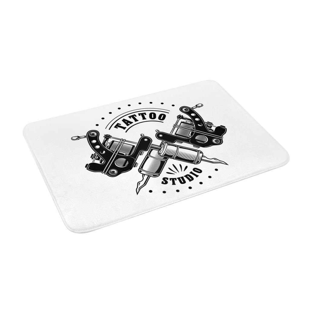 Tattoo Studio Front Door Mat Anti-Slip Outdoor Quick Dry Doormat Kitchen Balcony Entrance Rug Carpet