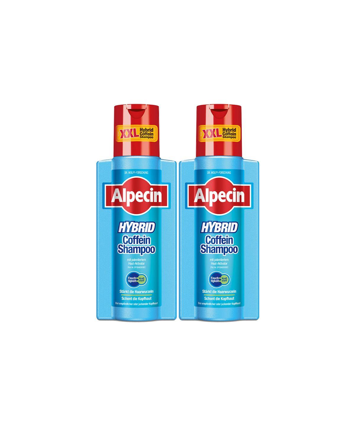 Alpecin Гибридный Кофеиновый Шампунь (для сухой кожи головы) 375 мл x 2