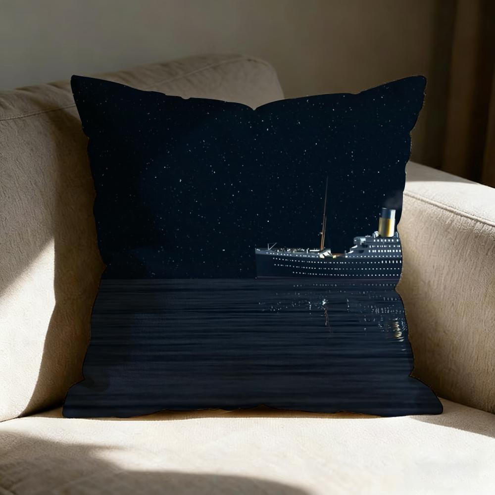 Ttitanics Moive Pillow Case Linen Pillow Covers Cover For Couch Living Room Bench Patio Floor Linen Home Decor
