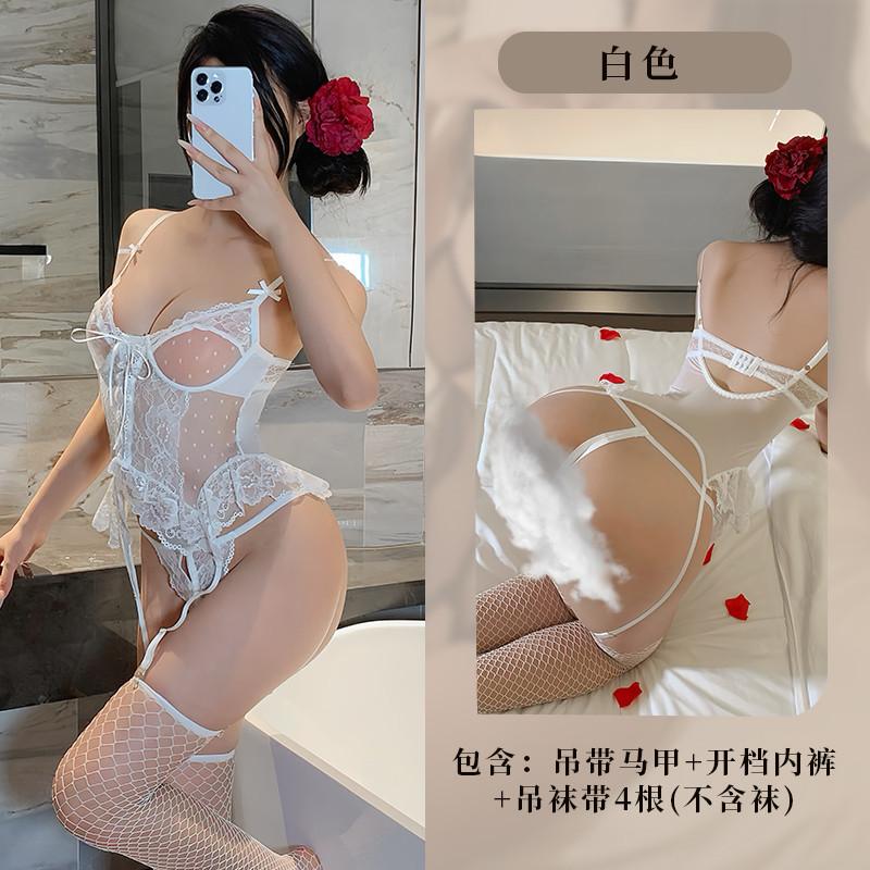 Sex underwear pure desire vest suit lace small chest temptation free uniform qqny915