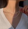 Super Fairy Sparkling Clavicle Chain Women's Simple Nude Necklace