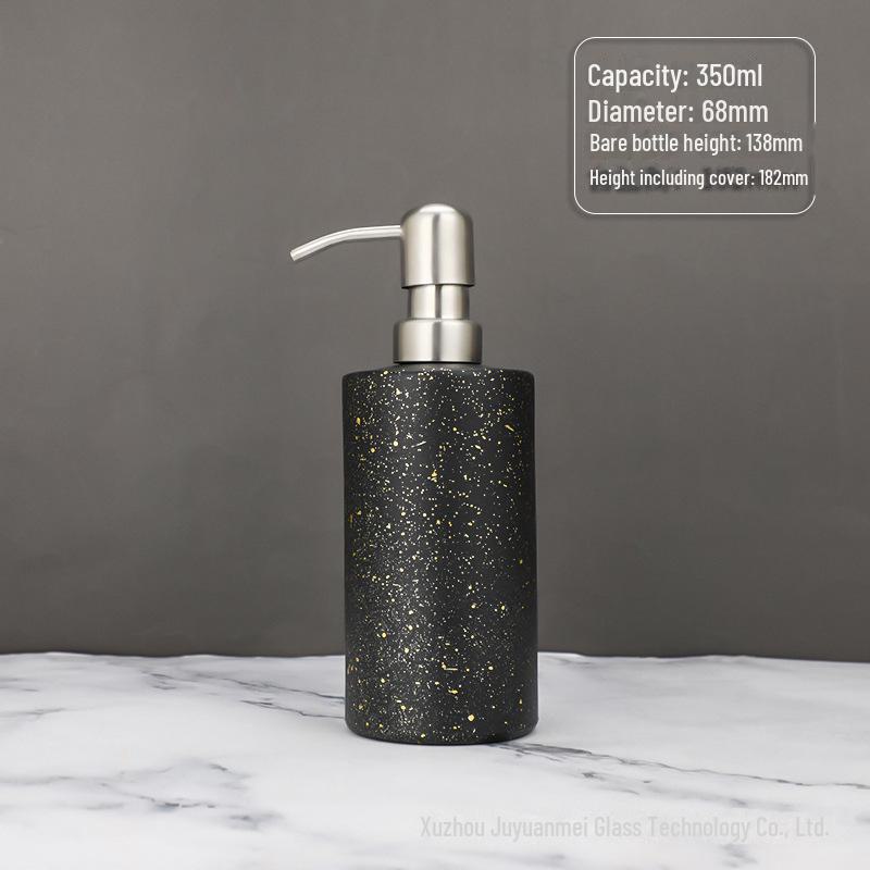 Nordic Style Glass Lotion & Soap Bottle for Home, Hand Sanitizer, and Hotel Shower Gel