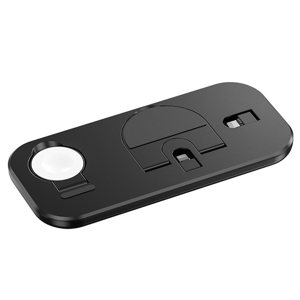 

A32 3-in-1 Foldable Charging Station with Ip Connector for Iphone/Apple Watch/Airpods Black