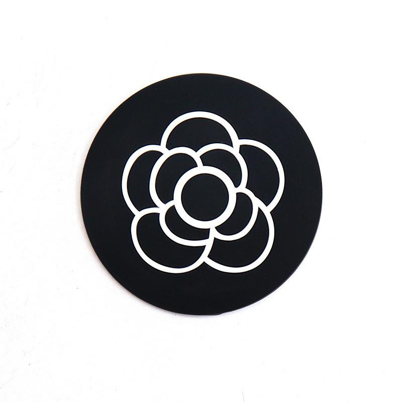 

Подставка для автомобильной чашки, 4 шт. Универсальный автоматический нескользящий подстаканник Camellia, встроенный в силиконовые украшения, коврик для аксессуаров для салона автомобиля