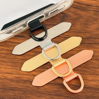 1/3/5 Adet Ultra İnce Metal Telefon Askı Yaması Asma Klipsi Kordon Sekmesi iPhone Samsung Xiaomi Honor Evrensel Telefon Kılıfı için