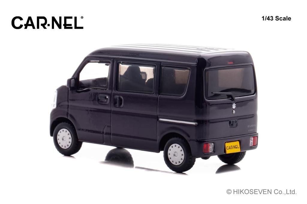 Hiko Seven Suzuki Every JOIN Turbo 2021 Moonlight Violet Pearl Metallic Finished Model CN432105 (CARNEL) 1/43 (DA17V)