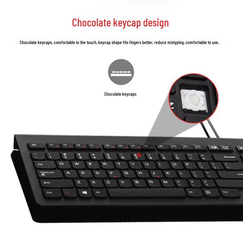 Lenovo M120K Ultra-Thin Wired Keyboard