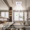 With Spring Exhaust Fan Cover Square Air Diffuser New Diverter Ventilation Hood  Bathroom