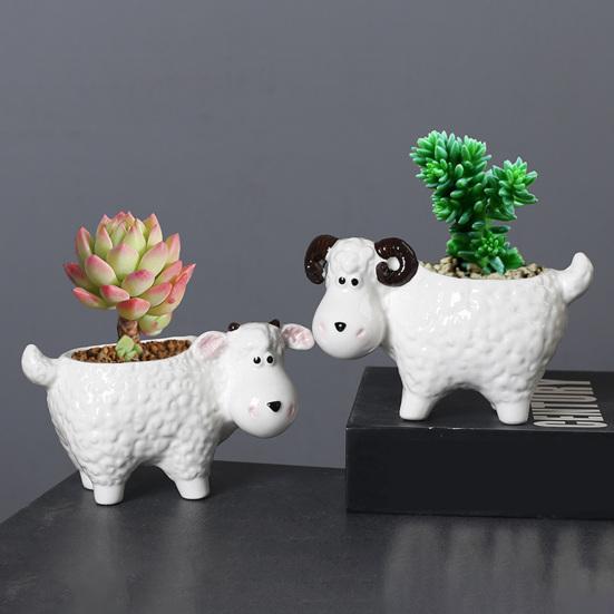 Cartoon Sheep Candle Holder Votive Tealight Candle Stand Living Room Bathroom Candlestick Decoration Table Centerpiece Ornament